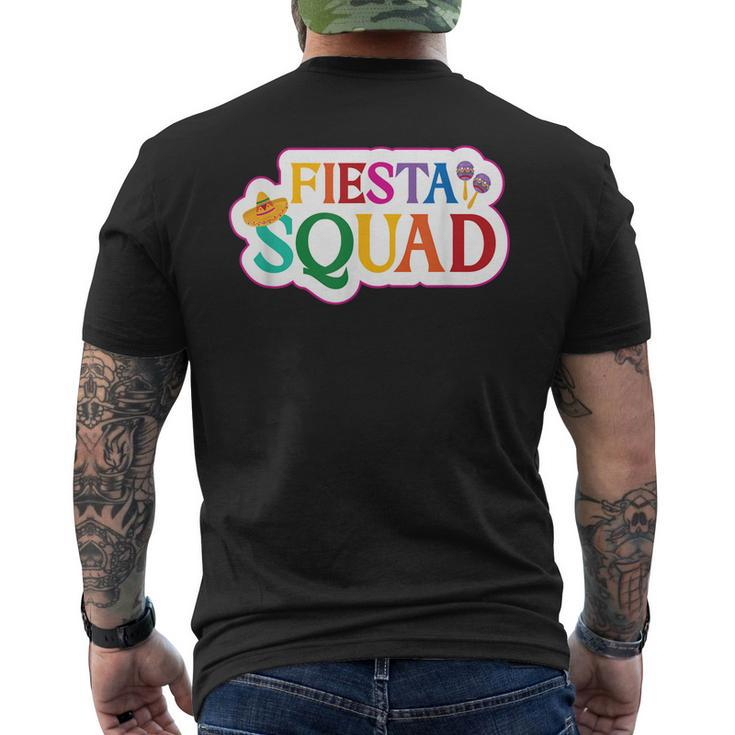 Cinco De Mayo Mexican Fiesta Squad Men's Back Print T-shirt