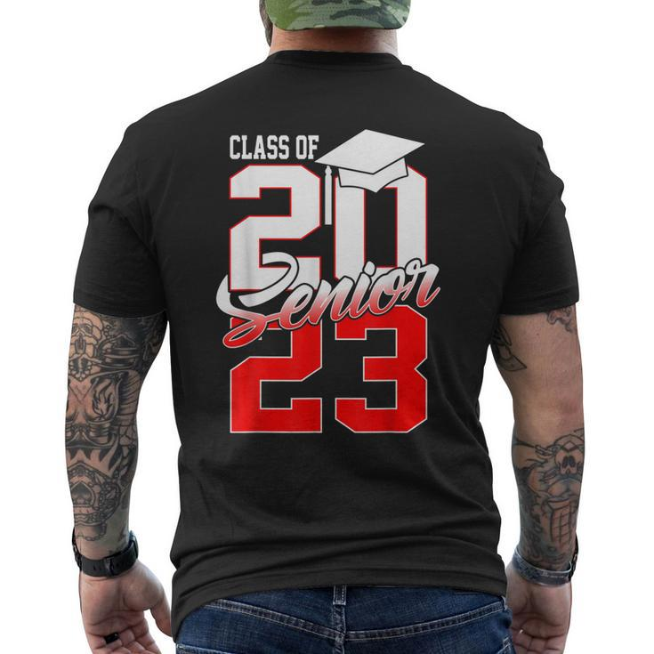 Class Of 2023 Senior 23 Grad Graduation For Women Men Men's Back Print T-shirt
