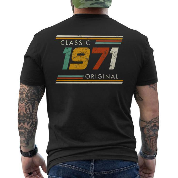 Classic 1971 Original Vintage Men's T-shirt Back Print