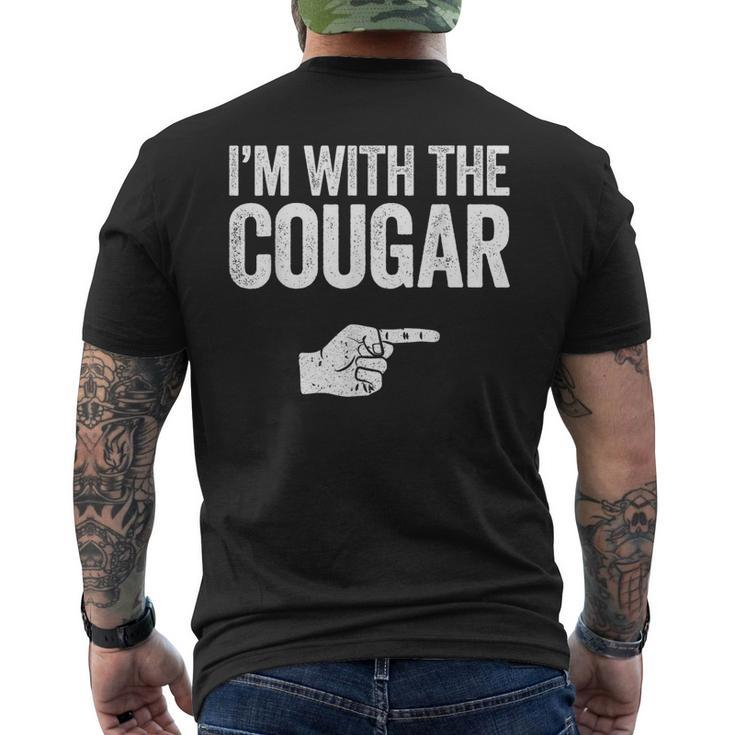 Im With The Cougar Matching Cougar Men's Back Print T-shirt