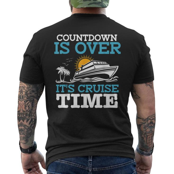 Countdown Is Over Its Cruise Time Cruising Lover Cruiser Men's Back Print T-shirt