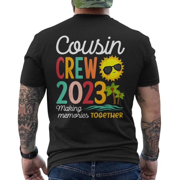 Cousin Crew 2023 Summer Vacation Beach Family Trip Matching Men's Back Print T-shirt