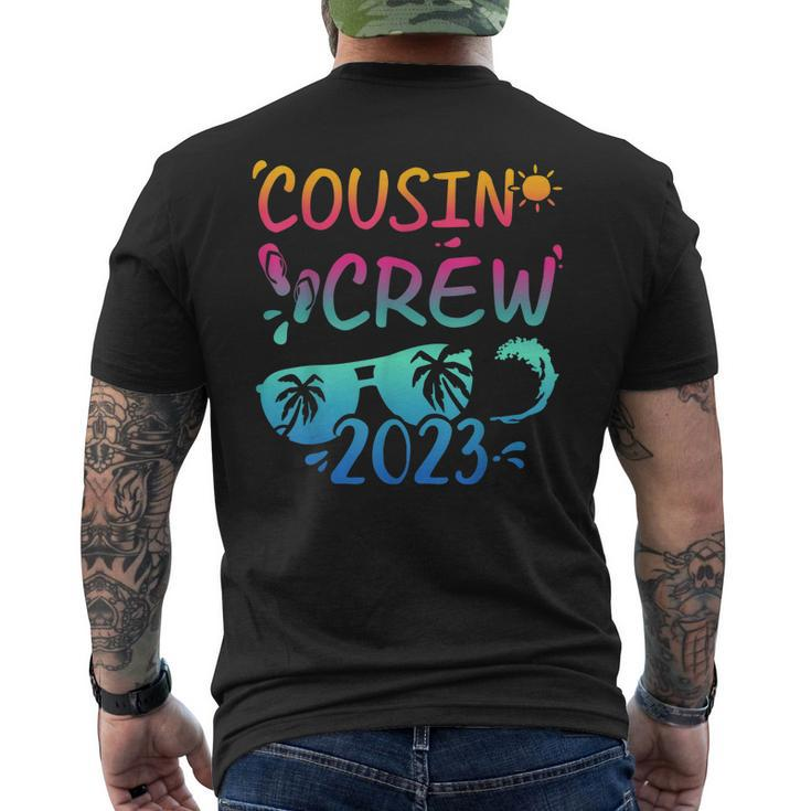 Cousin Crew 2023 For Summer Vacation Holiday Family Camp Men's Back Print T-shirt