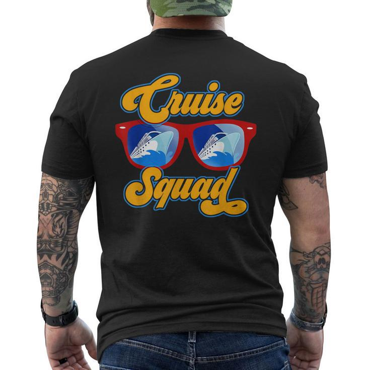 Cruise Squad Family Vacation Ocean Travel Men's Back Print T-shirt
