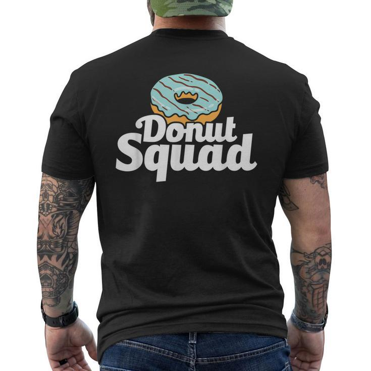 Cute & Donut Squad Donut Lover Men's Back Print T-shirt