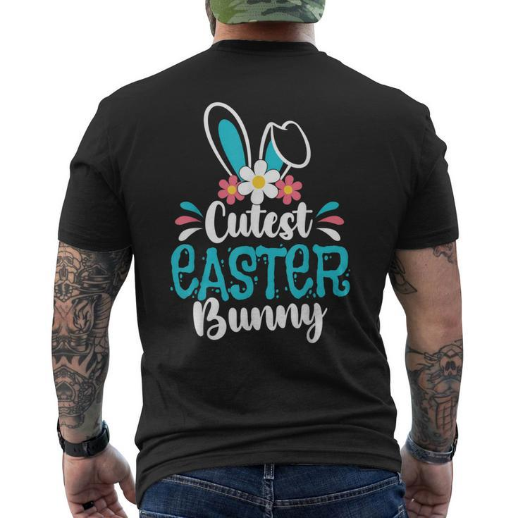 Cutest Easter Bunny Happy Easter Day For Family Matching Men's Back Print T-shirt
