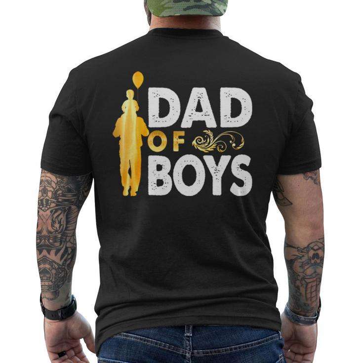 Dad Of Boys Men's Back Print T-shirt