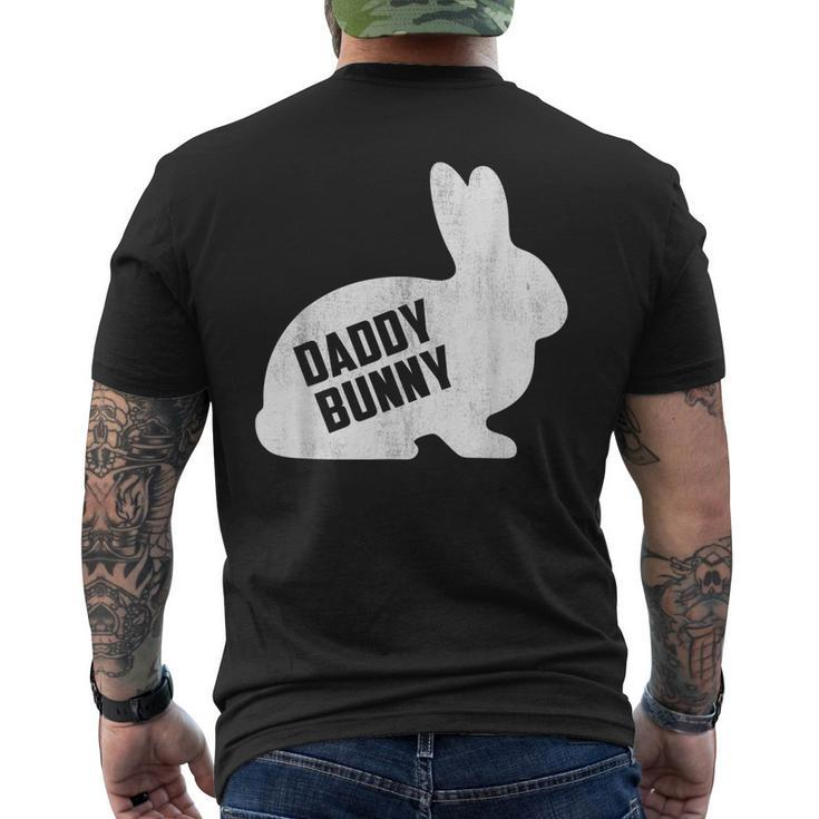 Daddy Bunny Matching Father Dad Papa Men Easter Day Gift For Mens Mens Back Print T-shirt