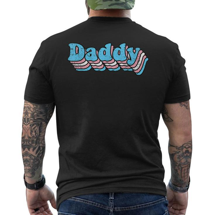 Daddy Gay Pride Transgender Lgbtq Ally Dad Papa Father Mens Back Print T-shirt