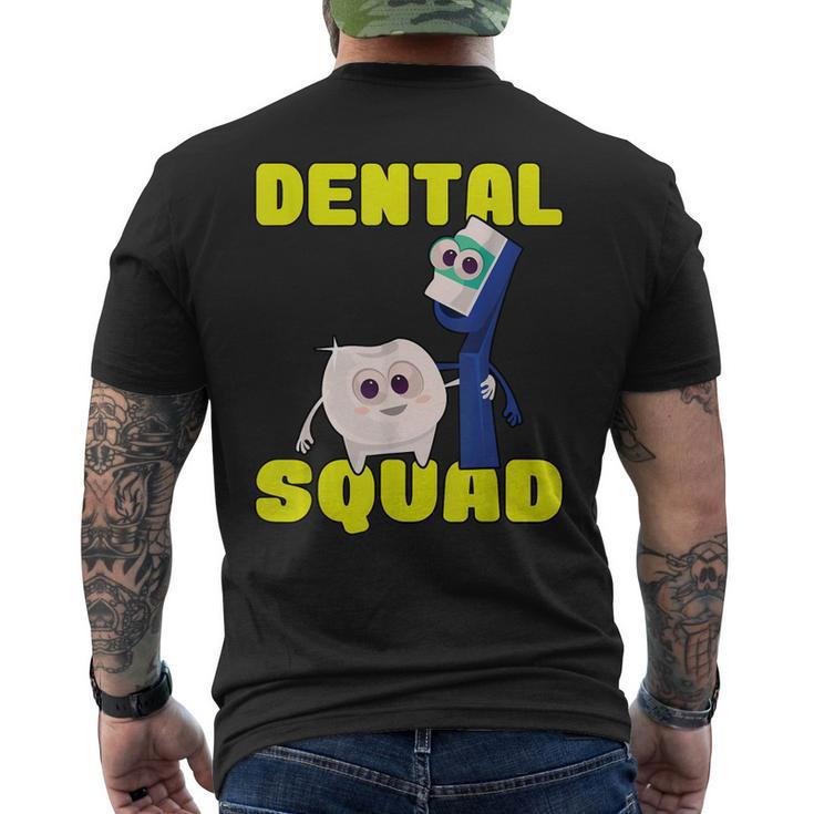 Dental Squad Dentist Dental Assistant Men's Back Print T-shirt