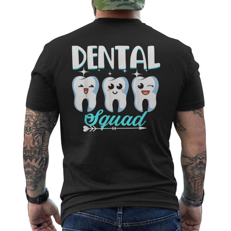 Dental Squad Dentist Hygienist Dentistry Student Men's Back Print T-shirt
