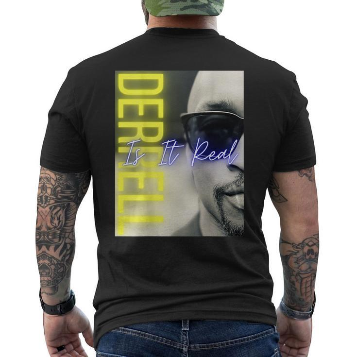Derrell Is It Real Promo Merchandise Men's Back Print T-shirt