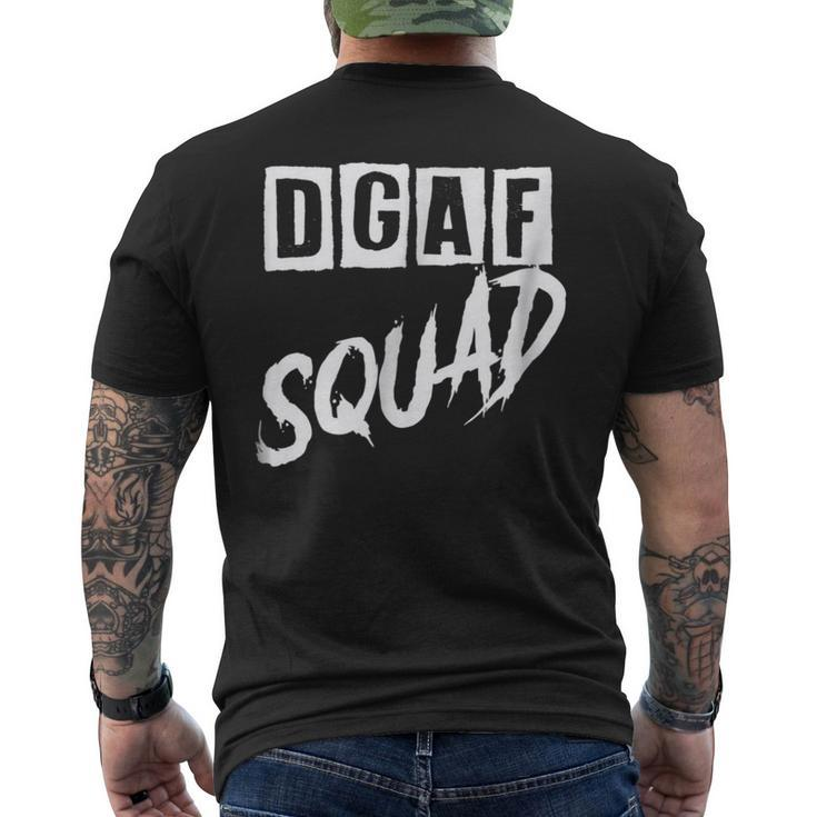 Dgaf Squad Men's Back Print T-shirt