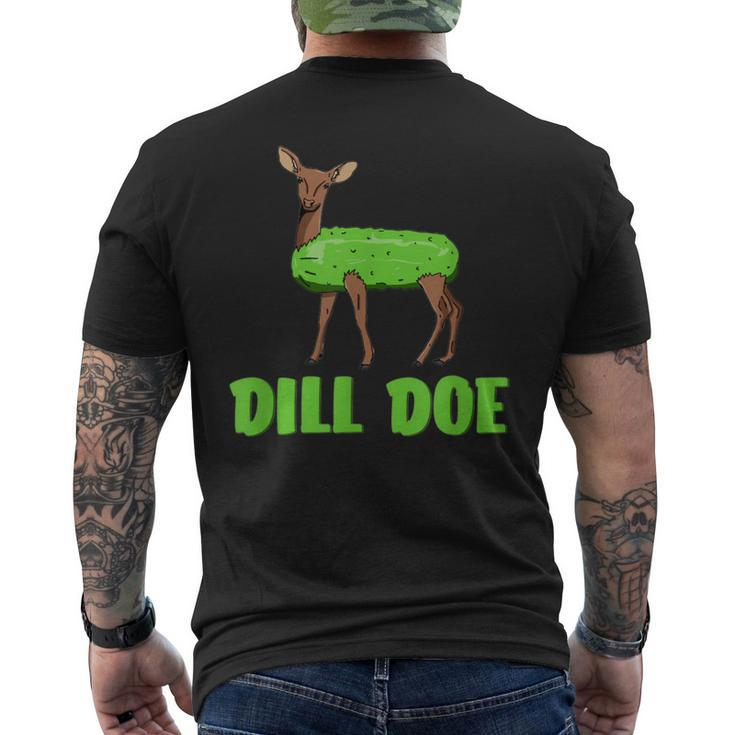 Dill Doe Adult Humor Nature Deer Redneck Men's Back Print T-shirt