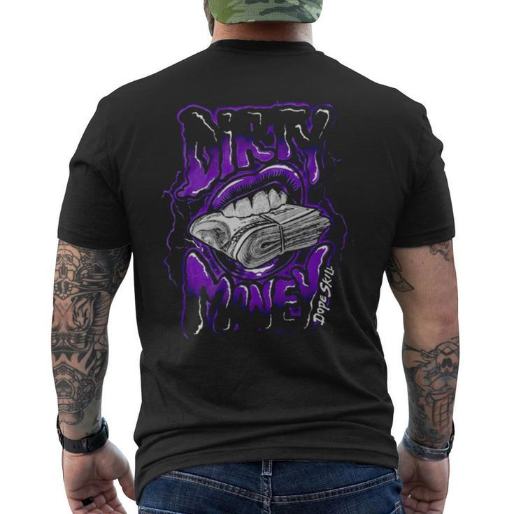 Dirty Money Dope Skill Men's Back Print T-shirt