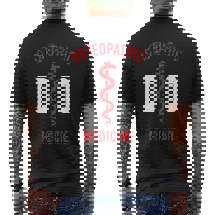 Doctor Of Osteopathic Medicine Osteopathy Men's Back Print T-shirt