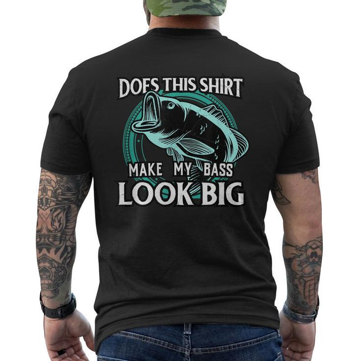Does This Make My Bass Look Big FishingMen's Back Print T-shirt