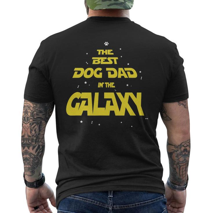 Dog Dad Best Dog Dad In The Galaxy V2 Men's T-shirt Back Print