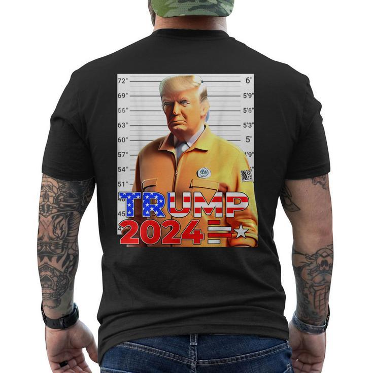 Donald Trump Boxer Indicted Jail Arrest Trump Hot Men's Back Print T-shirt
