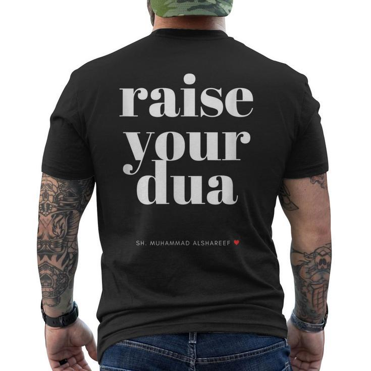 Dont Lower Your Standards Raise Your Dua Men's Back Print T-shirt