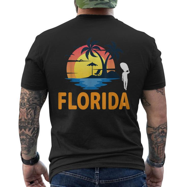 Dont Need Therapy I Just Need To Go To Florida Summer Beach Men's Back Print T-shirt