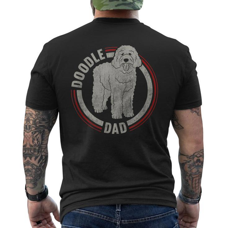 Mens Doodle Dad - Mens Goldendoodle Vintage Men's T-shirt Back Print