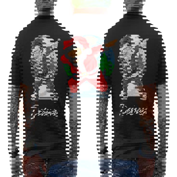 Downes Name Gift Santa Downes Mens Back Print T-shirt