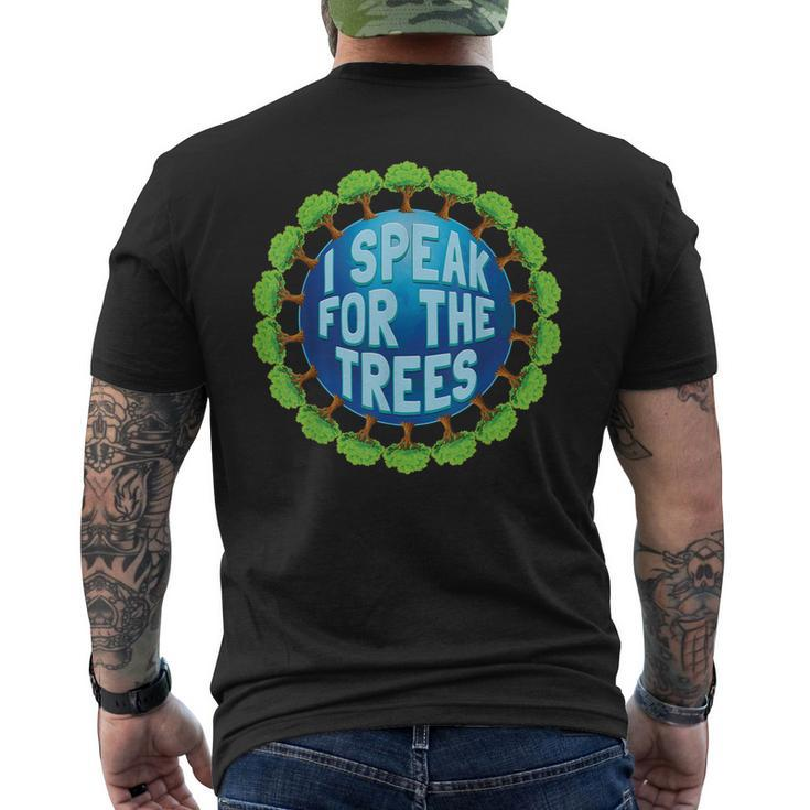 Earth Day 2019 Shirt I Speak For The Trees Environmental Men's Back Print T-shirt