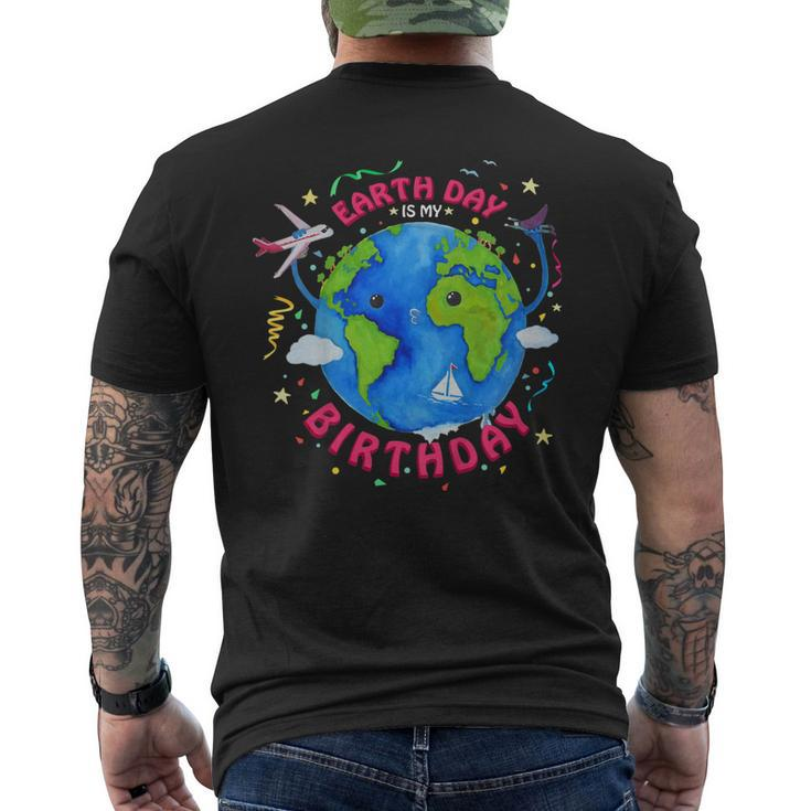 Earth Day Is My Birthday 2019 Environment Men's Back Print T-shirt