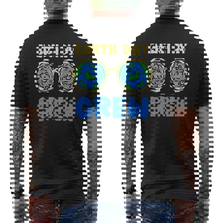 Earth Day Crew Earth Day Men's Back Print T-shirt
