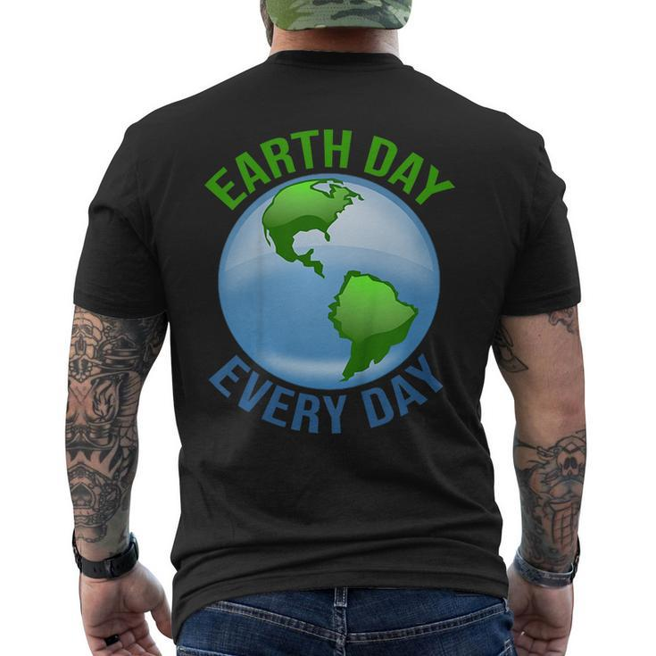 Earth Day T Shirt Earth Day Every Day Nature Lovers Men's Back Print T-shirt