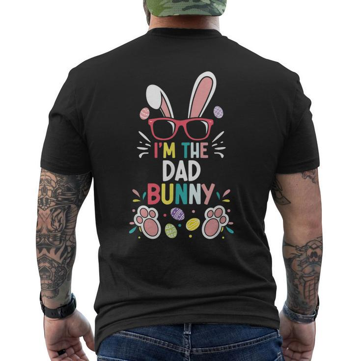 Easter Family Matching Im The Dad Bunny Rabbit Daddy Mens Back Print T-shirt