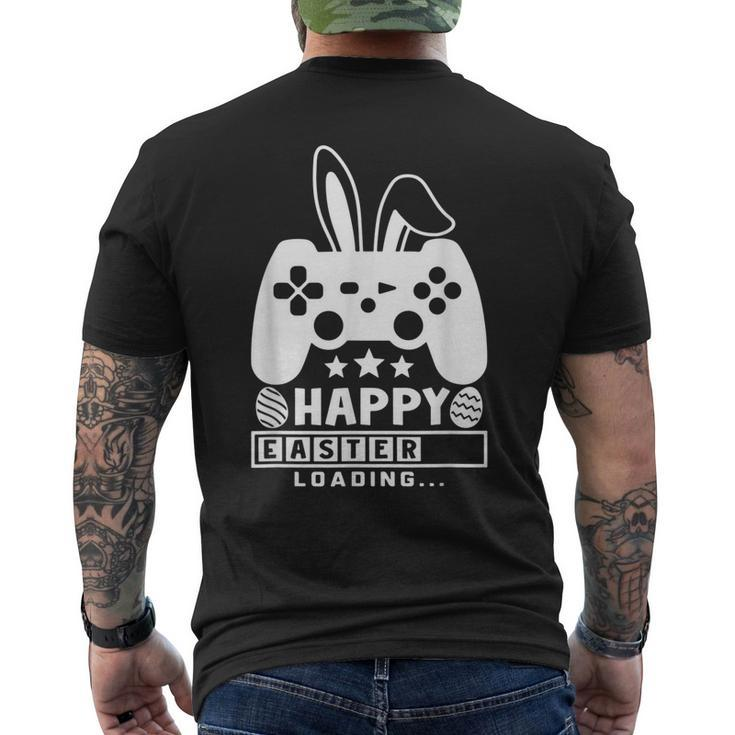 Easter Gamer Controller Bunny Egg Boy Kids Gaming Lover Men's Back Print T-shirt