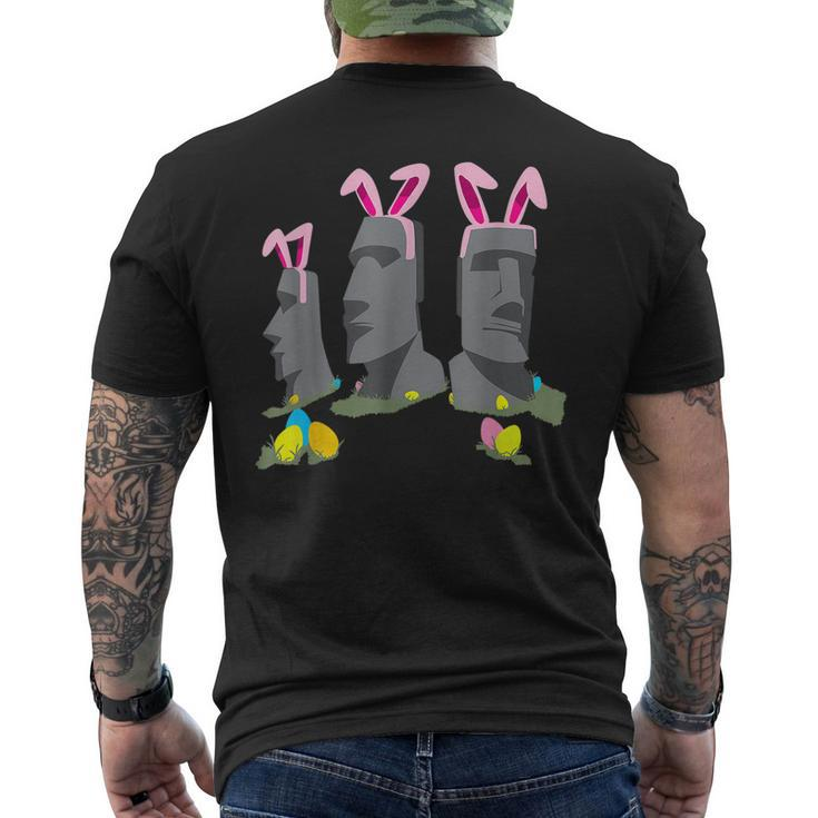 Easter Island Tee Shirts Holiday Graphic Men's Back Print T-shirt