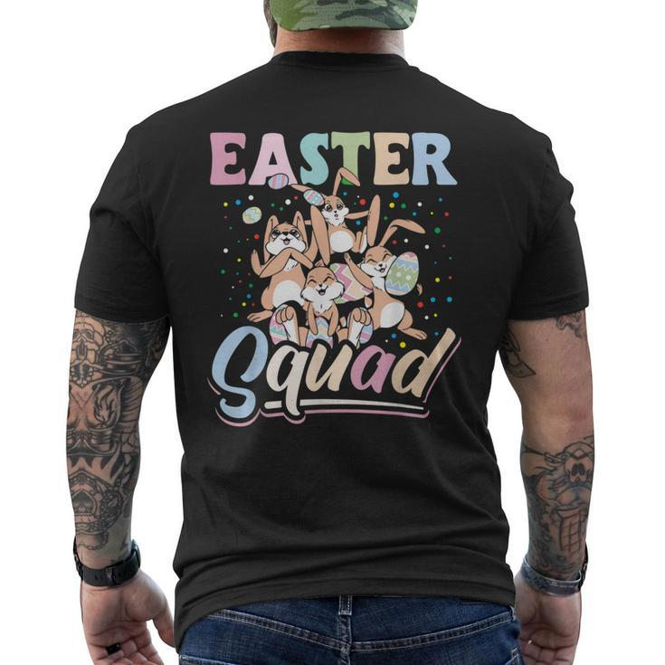 Easter Squad Bunnies Easter Egg Hunting Bunny Rabbit Men's Back Print T-shirt