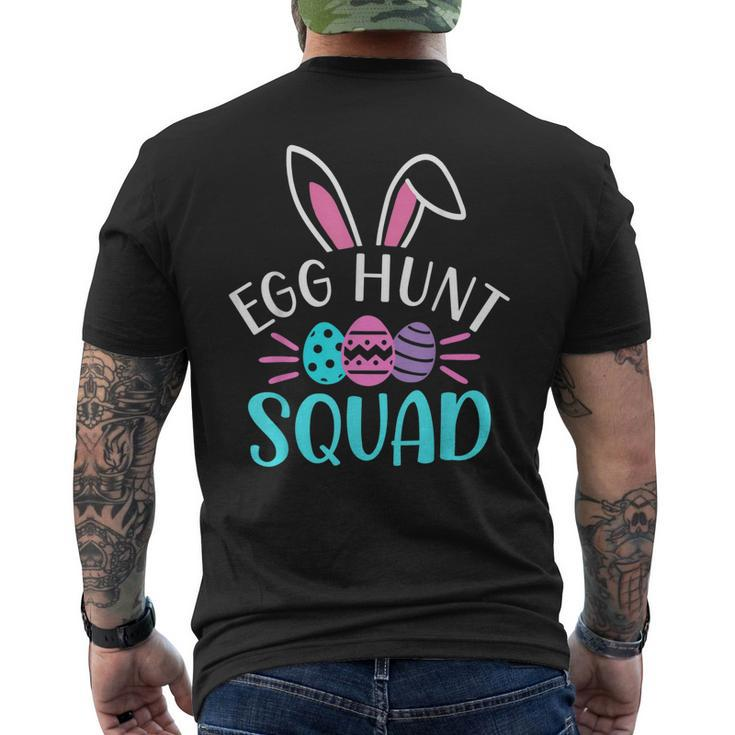 Egg Hunt Squad Hunting Season Easter Day Men's Back Print T-shirt