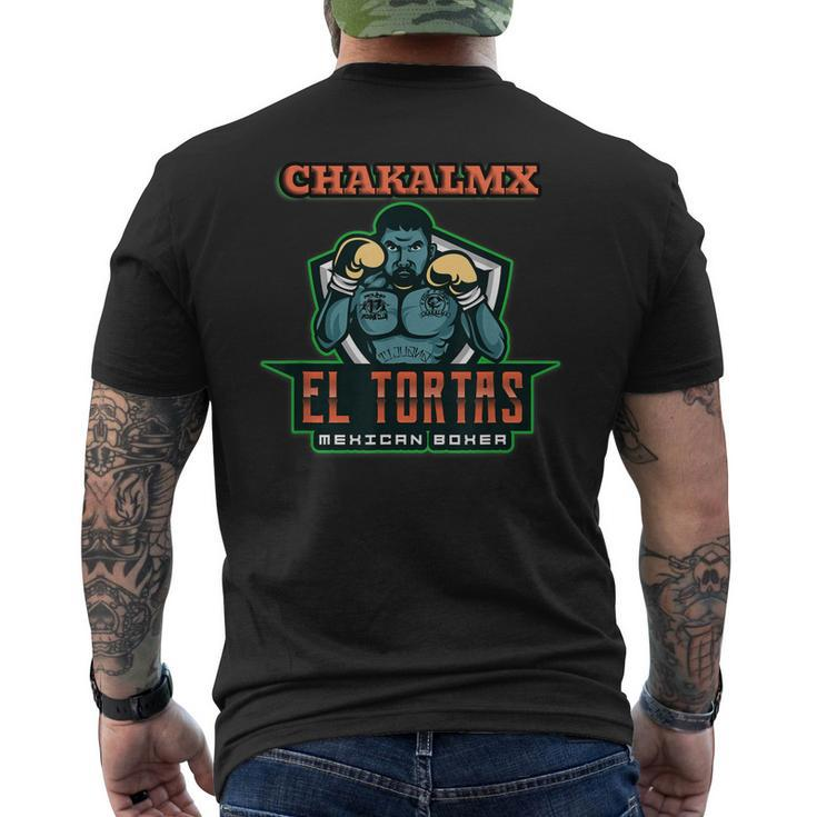 El Tortas Mexican Boxer  Mens Back Print T-shirt