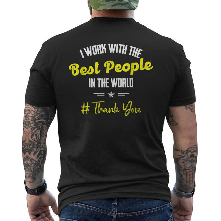 Employee Appreciation Leaders Boss Saying - Bosses Day Men's Back Print T-shirt