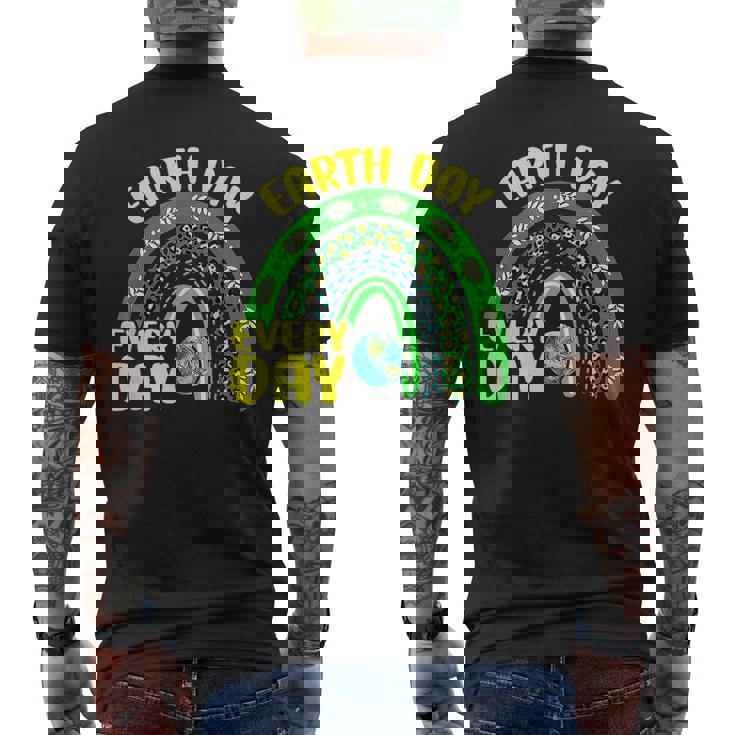 Environmentalis Earth Day Everyday Protect Our Planet Men's Back Print T-shirt