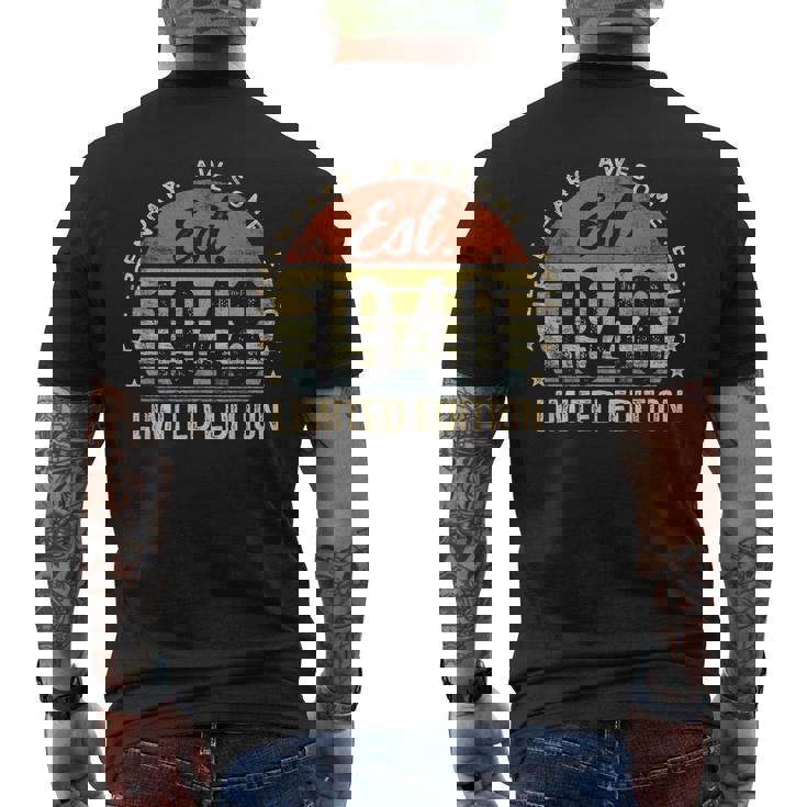 Est 1948 Limited Edition 75Th Birthday Vintage 75 Year Old Men's Back Print T-shirt