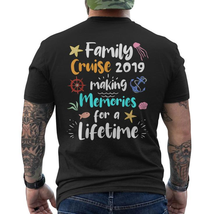 Family Cruise 2019 Ocean Ship Cruising Squad Men's Back Print T-shirt