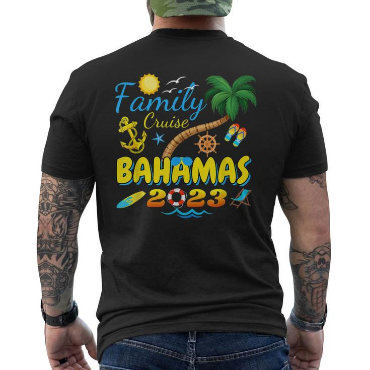 Family Cruise Bahamas 2023 Matching Group Summer Vacation Men's Back Print T-shirt
