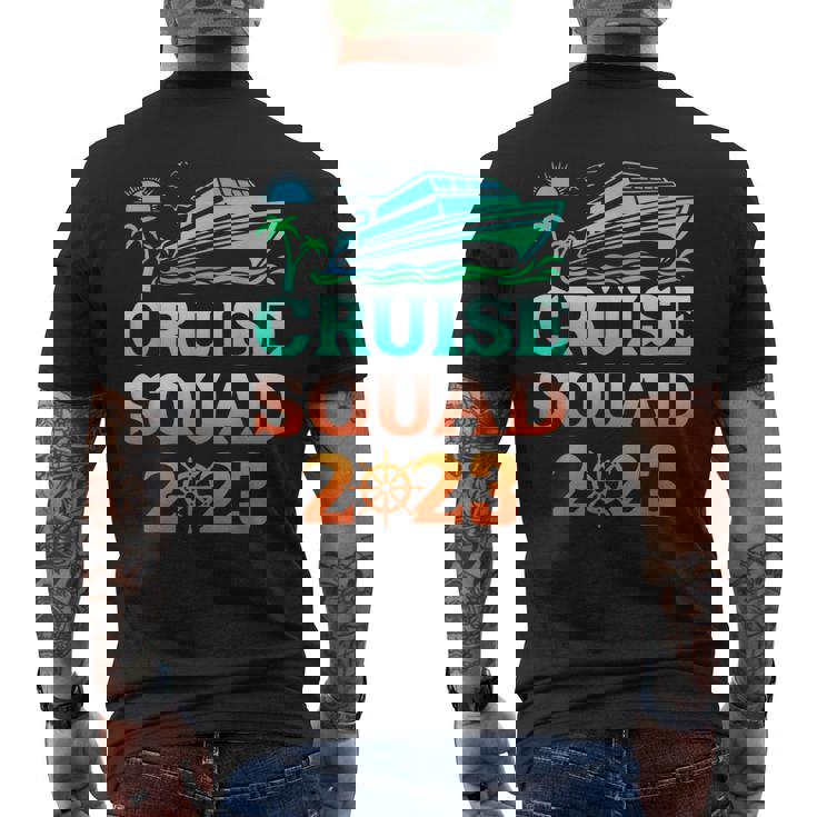 Family Cruise Squad 2023 Family Matching Group Squad Men's Back Print T-shirt