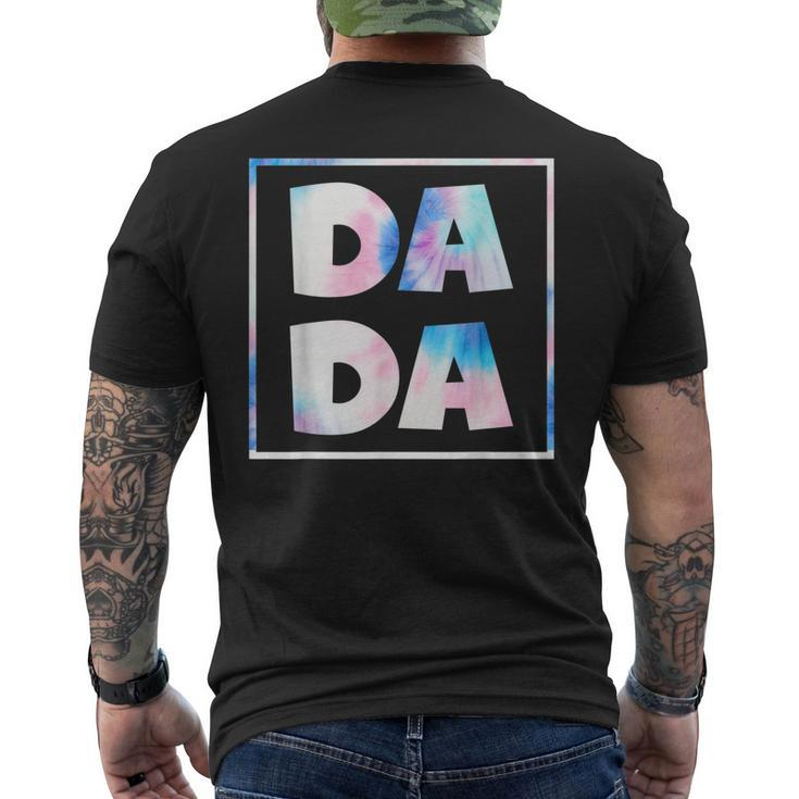 Fathers Day 2022 Dada Daddy Dad Bruh Tie Dye Dad Jokes Men's T-shirt Back Print