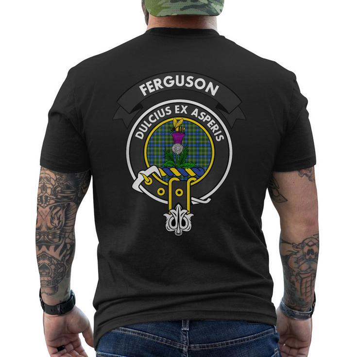 Ferguson Clan Badge - Scottish Tartan Men's T-shirt Back Print