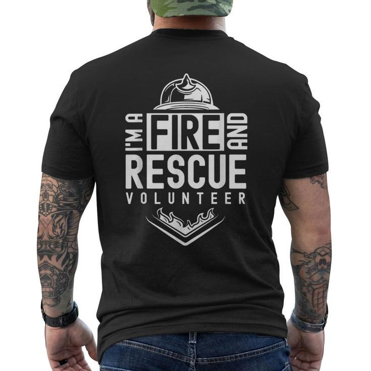 Im A Fire And Rescue Volunr Firefighter Voluntary Men's T-shirt Back Print