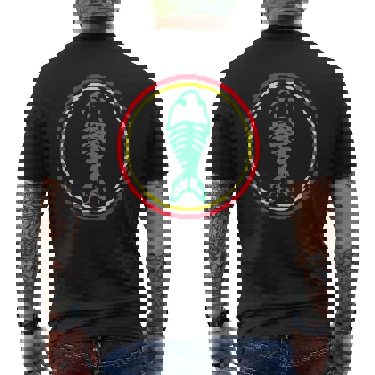 Fishbone Retro Fishing Lover Men's T-shirt Back Print Seseable UK