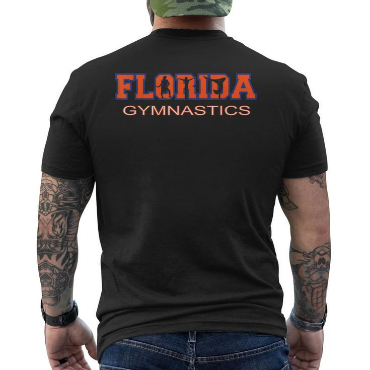 Florida Gymnastics Girls Tumbling Gear Gymnast Aerobic Dance Men's Back Print T-shirt