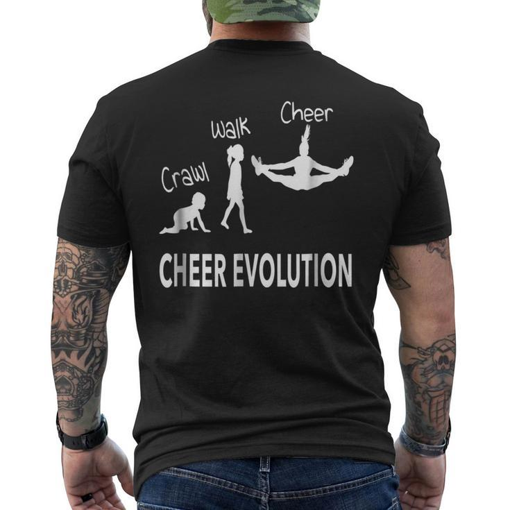 Flyer Cheer Evolution Cheerleading Men's Back Print T-shirt
