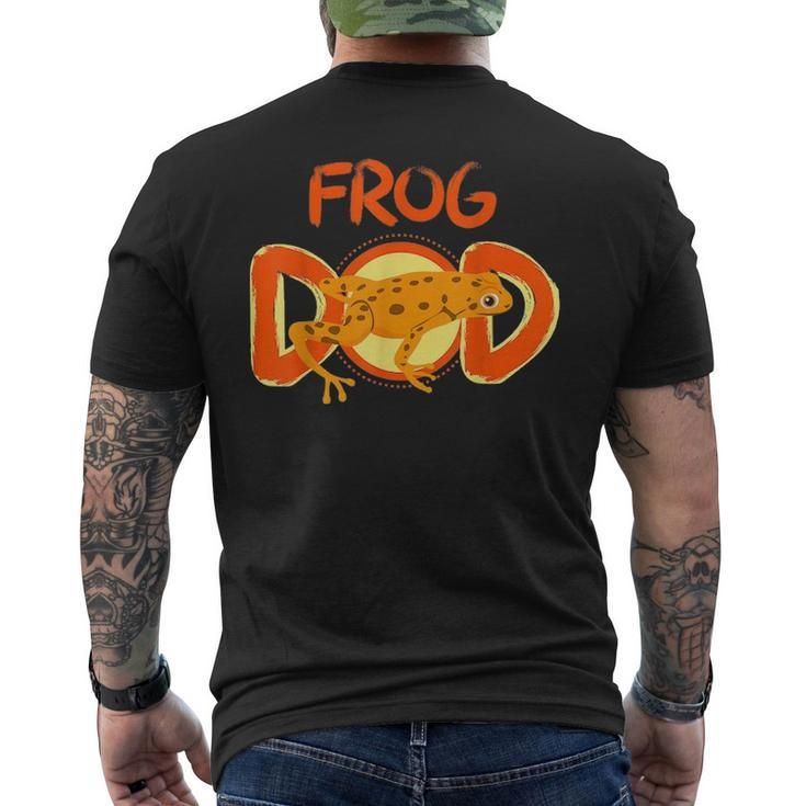 Frog Dad Outfit Costume Daddy Fathers Day Toad Frog Men's T-shirt Back Print